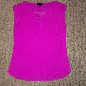 The Limited Tank with Lace Detail at the neckline